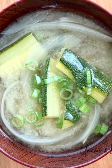 Zucchini Miso Soup
