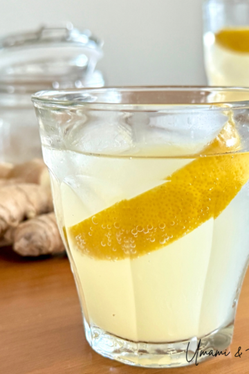 Homemade ginger ale