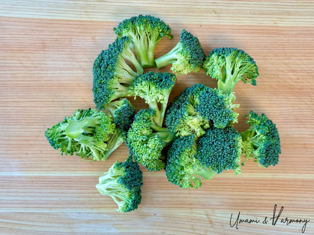 broccoli cut into bite-sized pieces