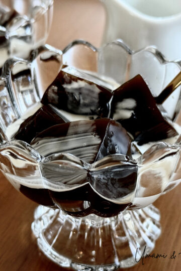 Coffee Jelly (Japanese Coffee Dessert)