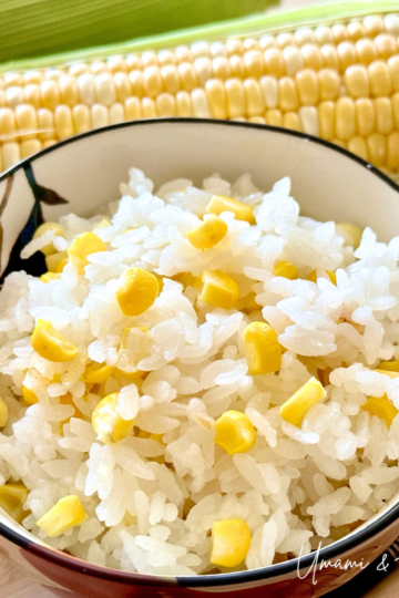 Easy Japanese Corn Rice
